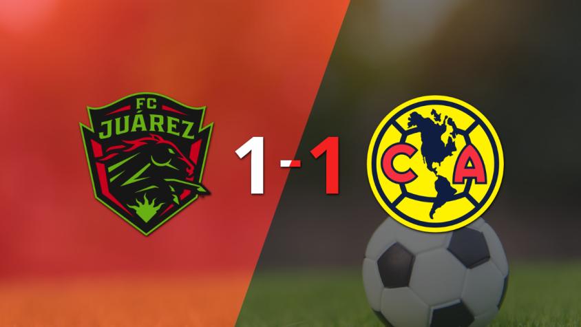 FC Juárez comenzó la temporada con un empate 1-1 frente a Club América