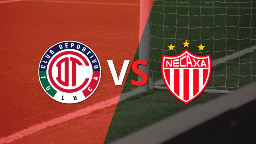 ¡Arranca la etapa complementaria! Toluca FC lleva la ventaja con un marcador 2-1 sobre Necaxa