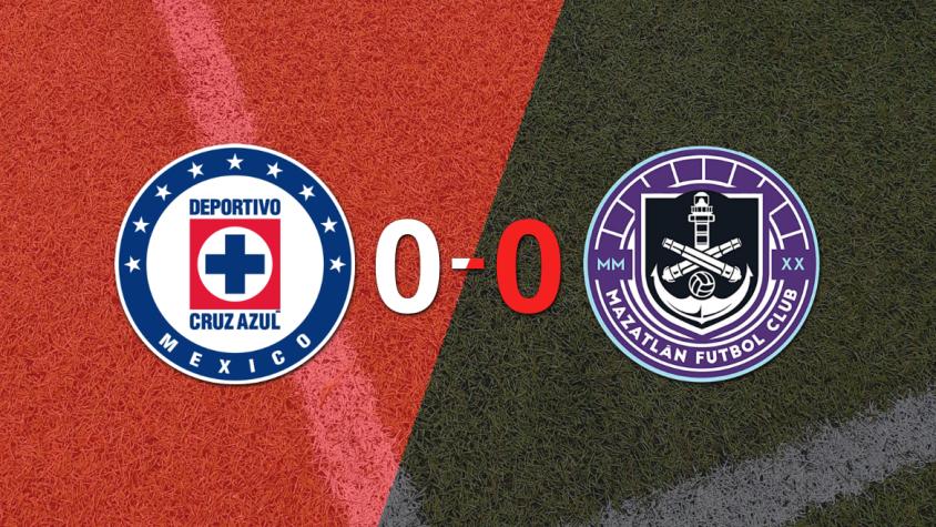 Cruz Azul y Mazatlán no se hicieron daño y empataron sin goles en su primer partido del torneo
