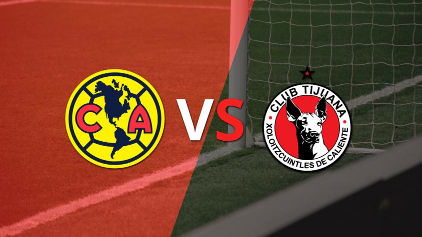Tijuana llega al empate momentáneo frente a Club América