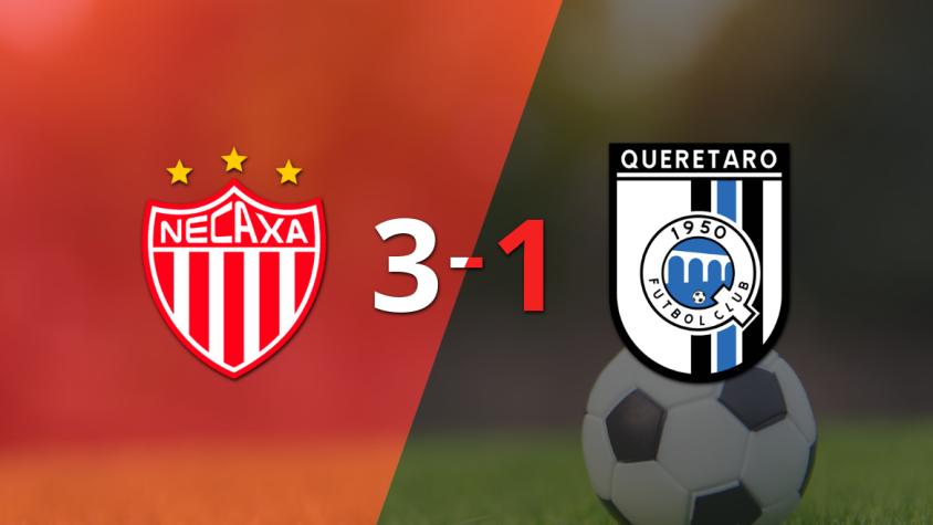 Querétaro fue derrotado por Necaxa con un marcador de 3-1