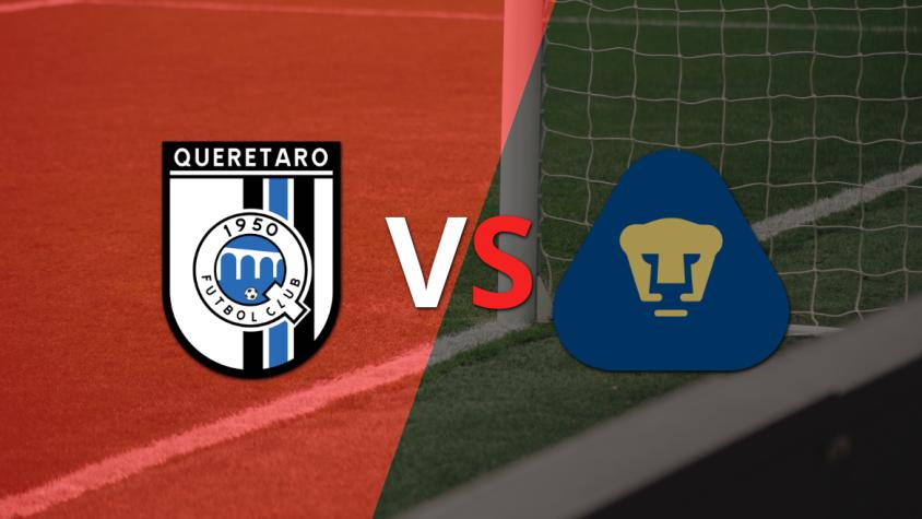 EN VIVO: Pumas UNAM aventaja a Querétaro