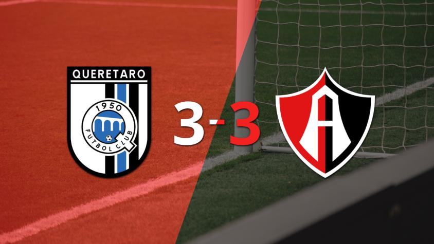 Agónico gol de Lucas Rodríguez le da el empate a Querétaro