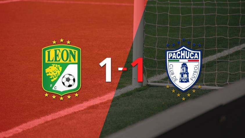 León y Pachuca se repartieron los puntos en un 1 a 1