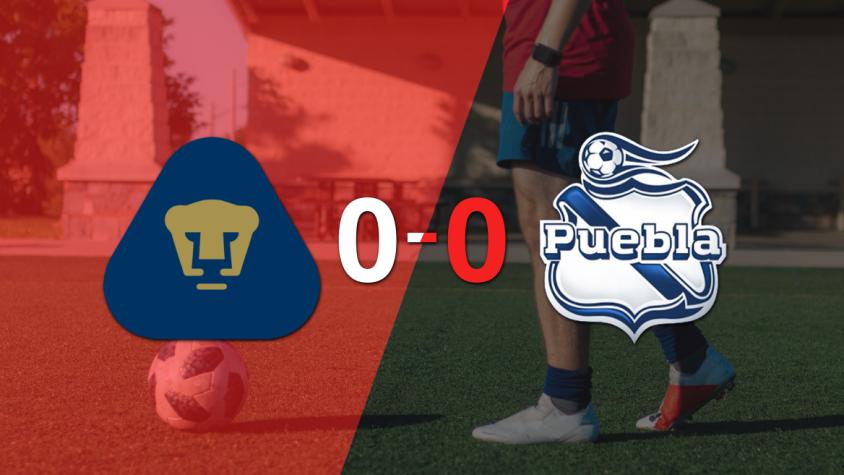 Sin muchas emociones, Pumas UNAM y Puebla empataron 0-0
