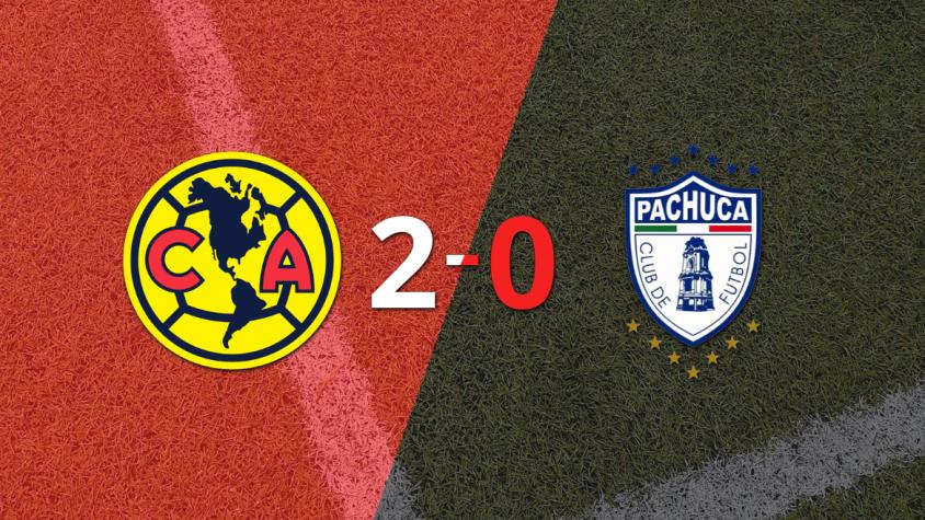 Club América deja a Pachuca en cero con un triunfo 2-0