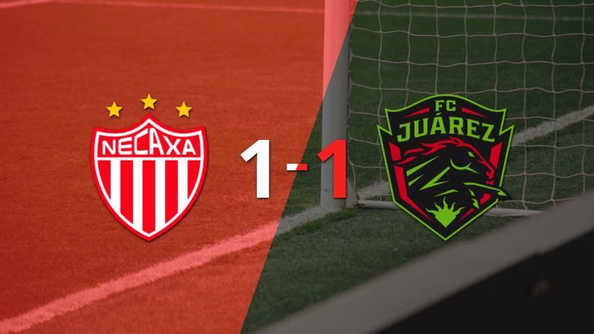 Necaxa logró sacar el empate de local frente a FC Juárez