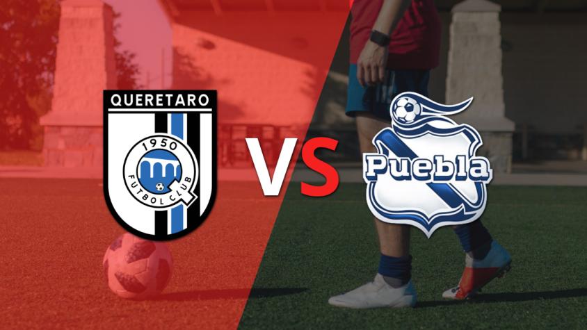 EN VIVO: Puebla se va al descanso con una victoria parcial 1-0 sobre Querétaro