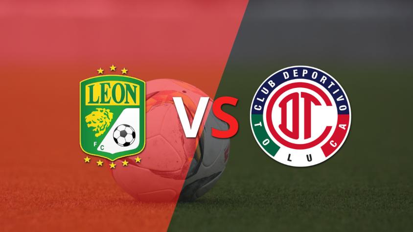 EN VIVO: Victoria parcial de Toluca FC sobre León por 2-1