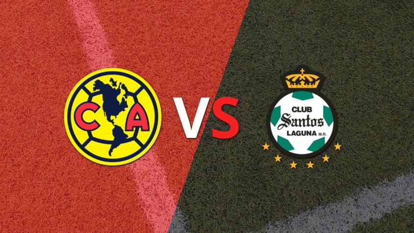EN VIVO: En el estadio Azulgrana, Club América se impone ante Santos Laguna 1 a 0