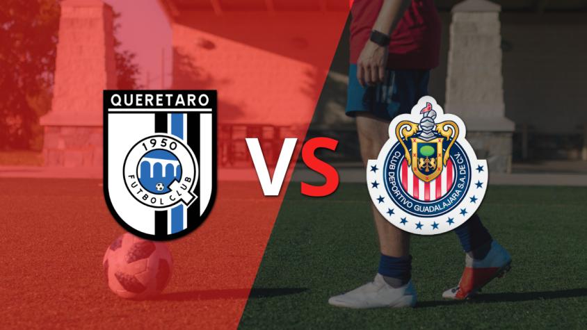 EN VIVO: Querétaro avanza 1 a 0 ante Chivas en el estadio la Corregidora