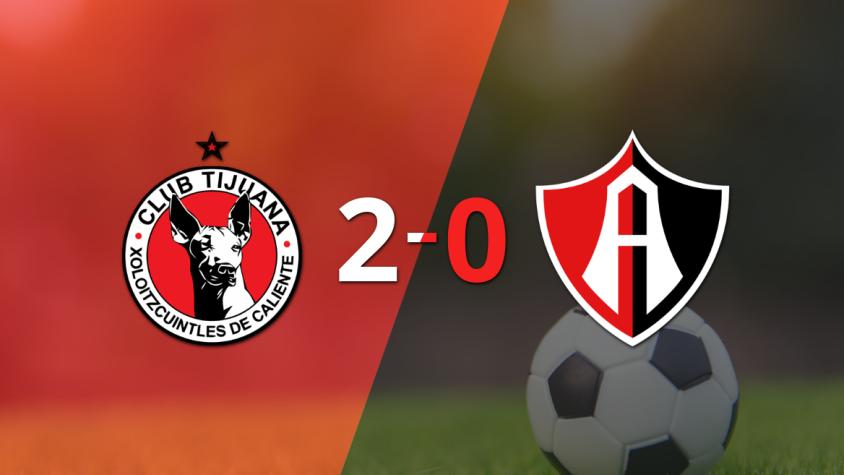 Tijuana marcó dos veces en la victoria ante Atlas en el estadio Caliente