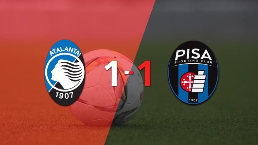Reparto de puntos en el empate a uno entre Atalanta y Pisa en la primera jornada