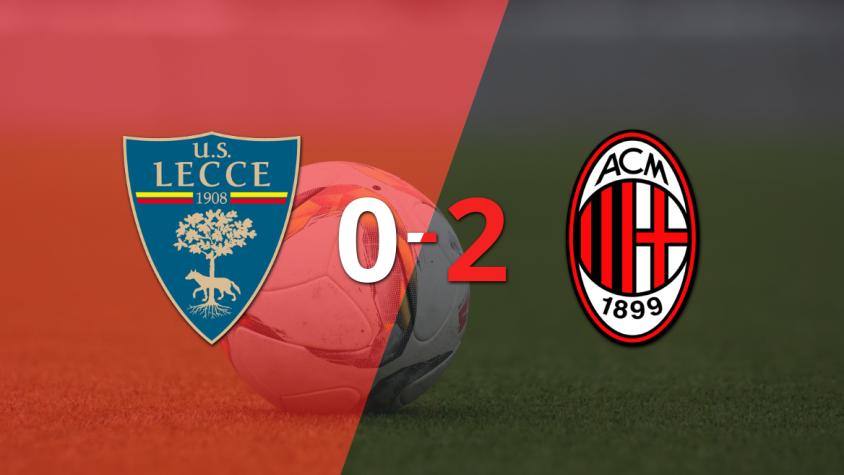 Milan demuestra su superioridad ante Lecce con un 2 a 0