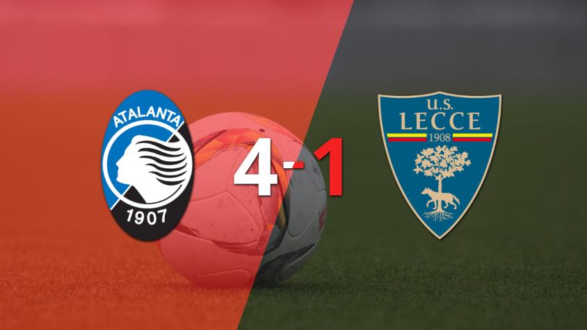 Charles De Ketelaere anotó un doblete en la goleada 4-1 de Atalanta a Lecce