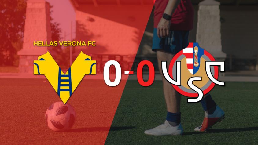 Hellas Verona y Cremonese terminaron sin goles