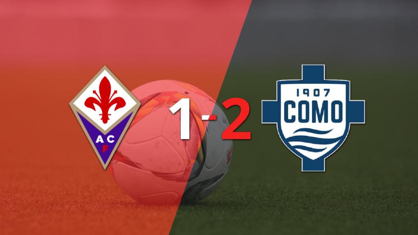 Como 1907 se impone con remontada 2-1 sobre Fiorentina, tras un gol agónico
