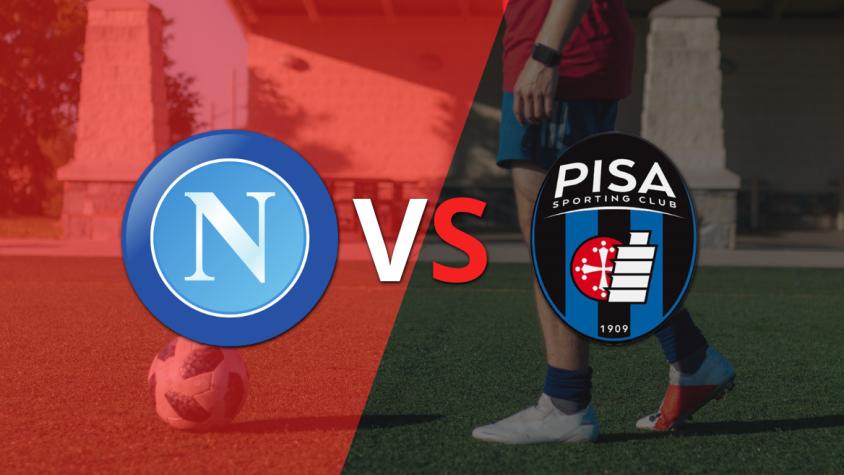 EN VIVO: Comenzó el partido entre Napoli y Pisa: 0-0 en el inicio