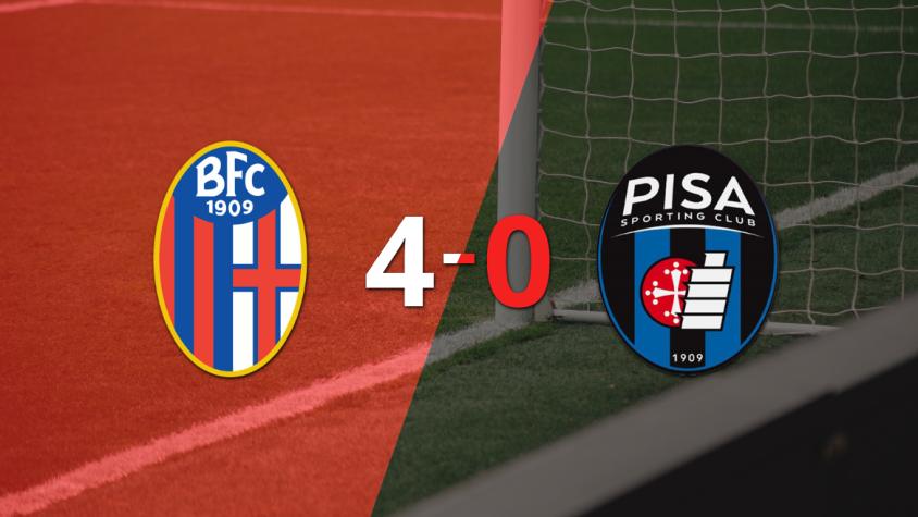 Bologna sentenció con goleada 4-0 a Pisa