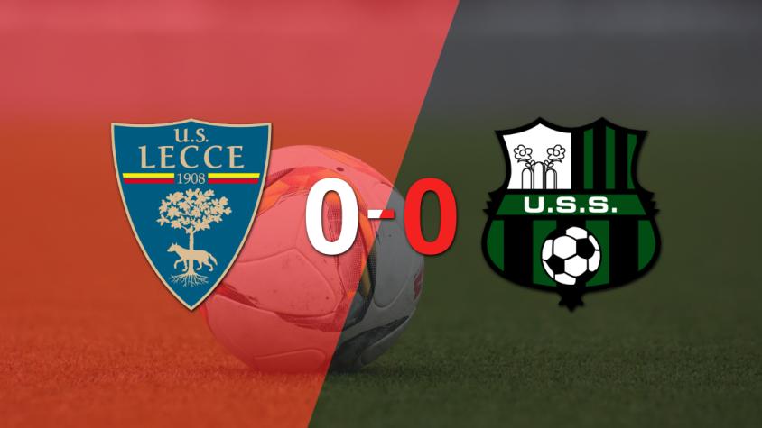 Lecce y Sassuolo igualaron sin goles en el marcador