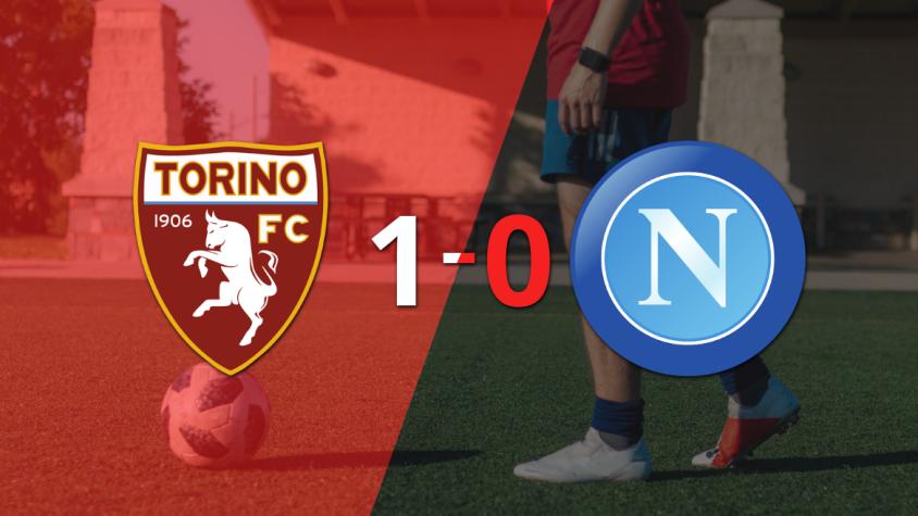 A Torino le alcanzó con un gol para derrotar a Napoli en el estadio Stadio Olimpico Grande Torino