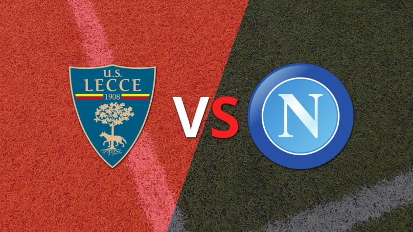 EN VIVO: Lecce y Napoli siguen igualados 0-0 en el segundo tiempo