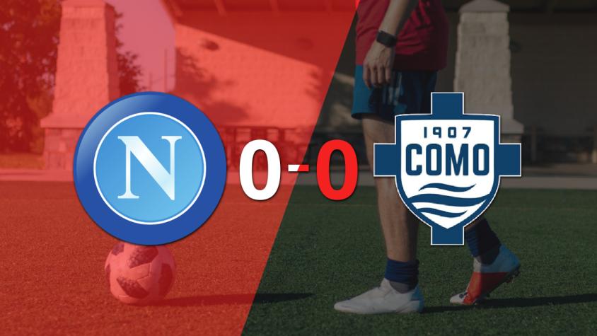 Sin muchas emociones, Napoli y Como 1907 empataron 0-0