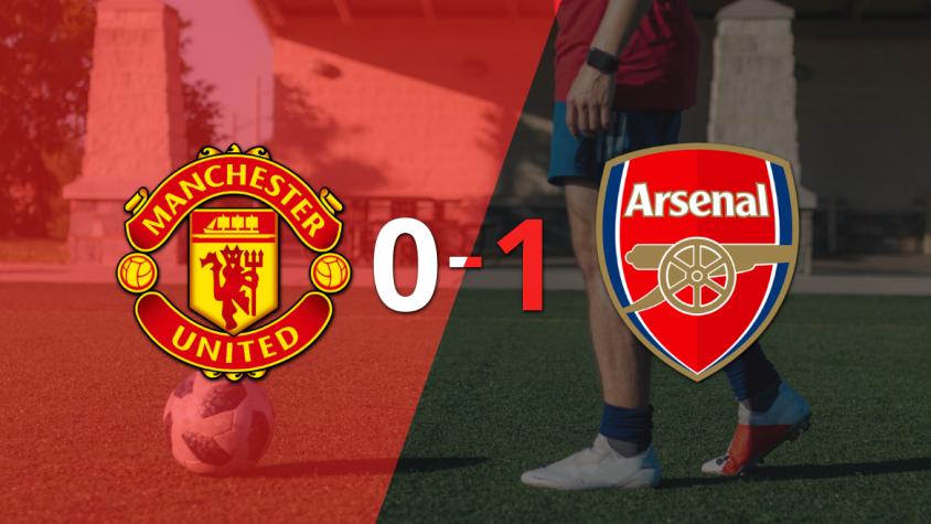 Solitario gol le da triunfo 1-0 a Arsenal sobre Manchester United