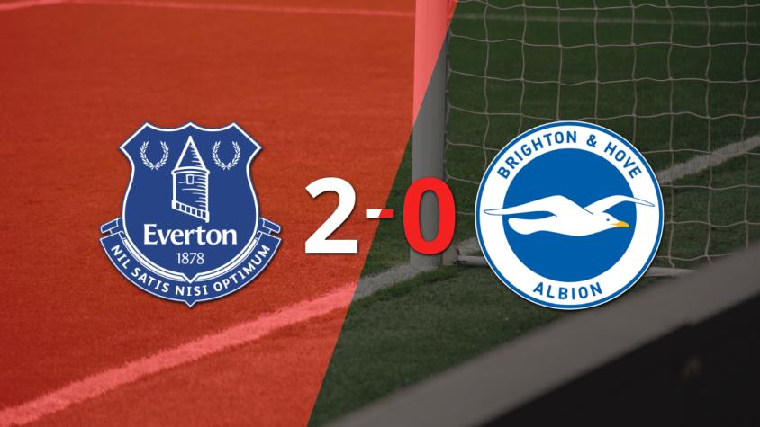 Everton le ganó como anfitrión a Brighton and Hove por 2-0