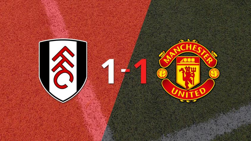 Fulham y Manchester United empataron 1 a 1
