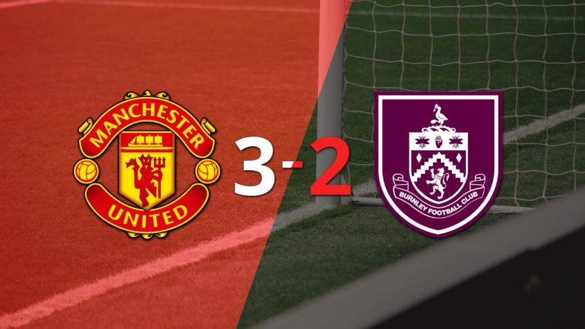 Burnley terminó cayendo derrotado con Manchester United 3 a 2