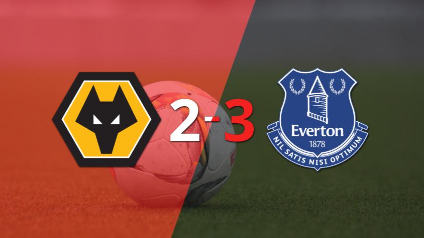 Wolverhampton sufre derrota ante Everton por 3 a 2