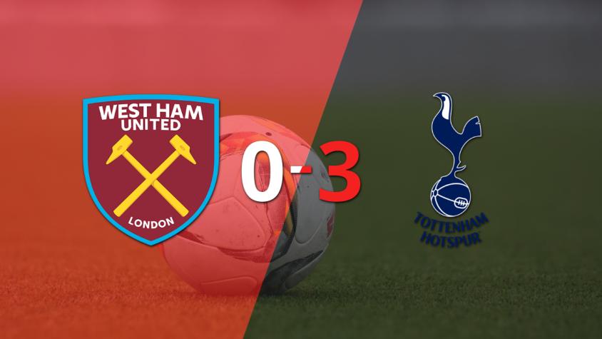 West Ham United sufre una aplastante derrota ante Tottenham con un 3 a 0