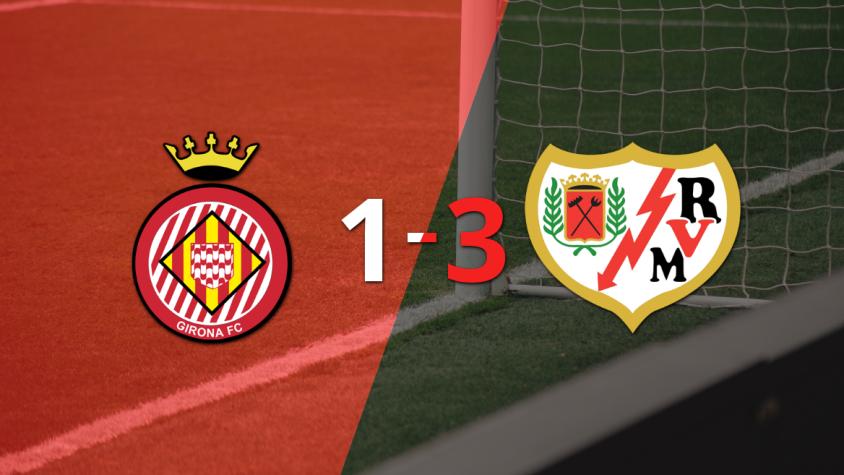 La destacada actuación de Rayo Vallecano quedó reflejada en su victoria por 3 a 1 sobre Girona