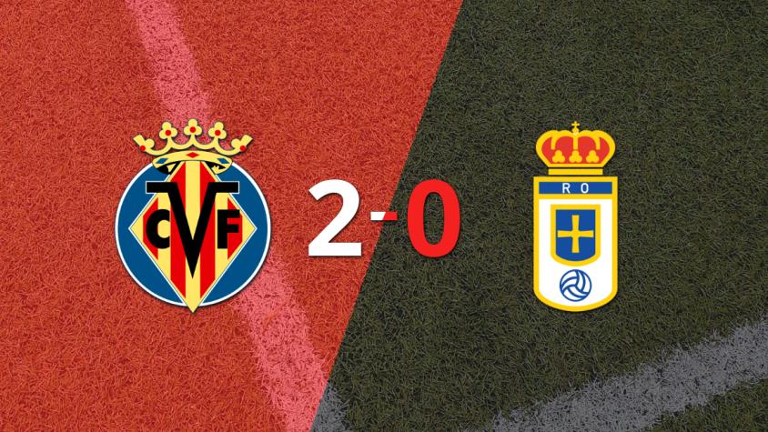 Real Oviedo cayó derrotada ante Villarreal por 2-0 al comenzar el torneo