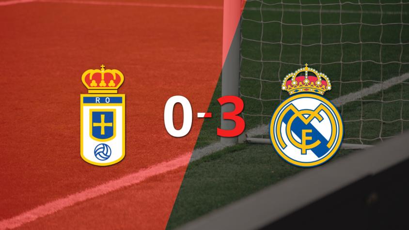 Real Madrid golea 3-0 a Real Oviedo y Kylian Mbappé firma doblete 