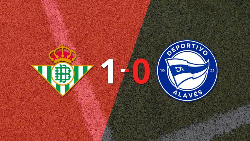 Betis le ganó 1-0 a Alavés