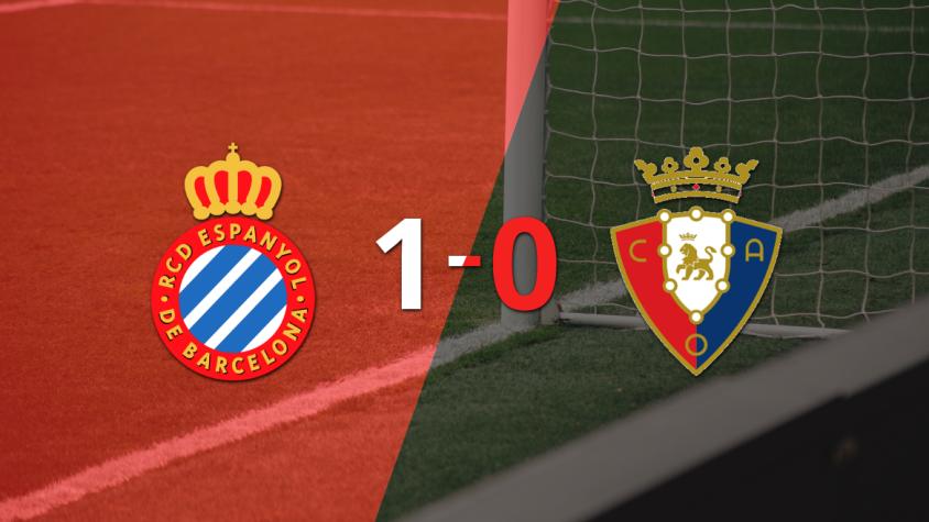 Con un solo gol, Espanyol derrotó a Osasuna en el el Cornellá-El Prat