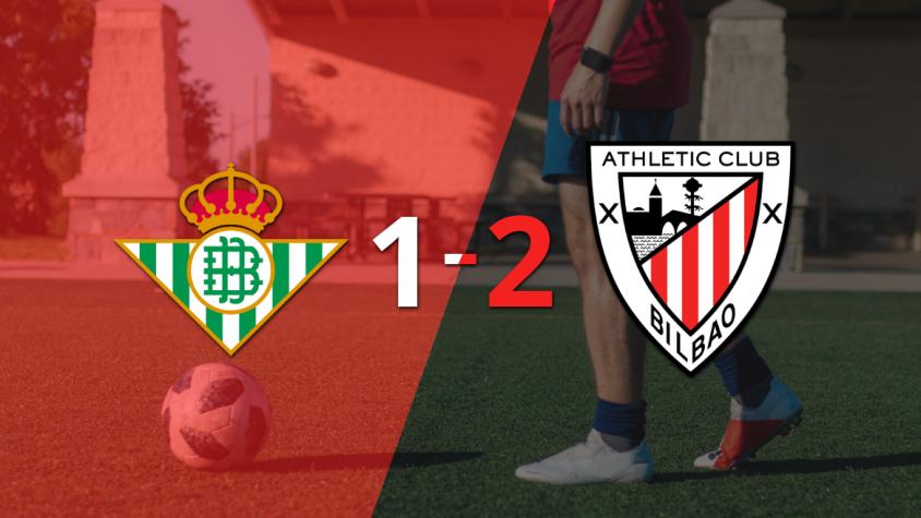 Athletic Bilbao consigue una estrecha victoria de 2 a 1 sobre Betis con un gol agónico