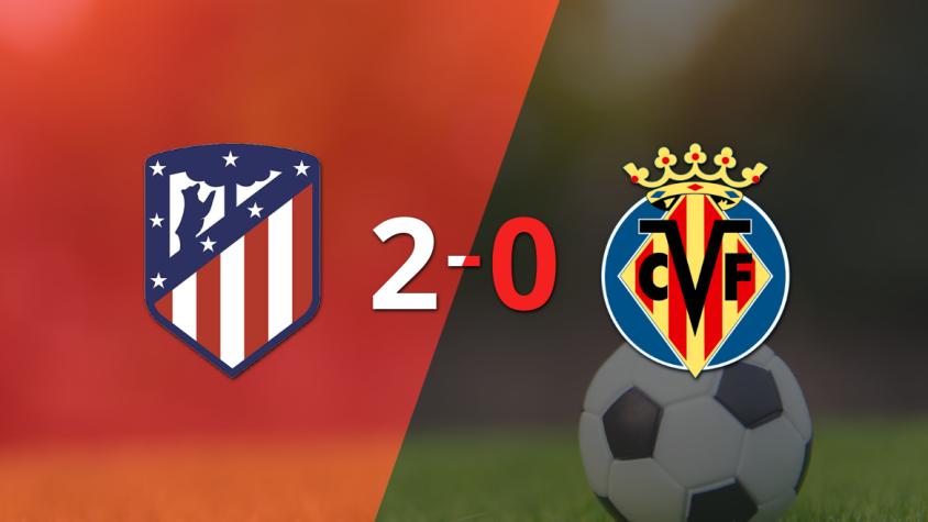 Atlético de Madrid marcó dos veces en la victoria ante Villarreal en el estadio el Metropolitano
