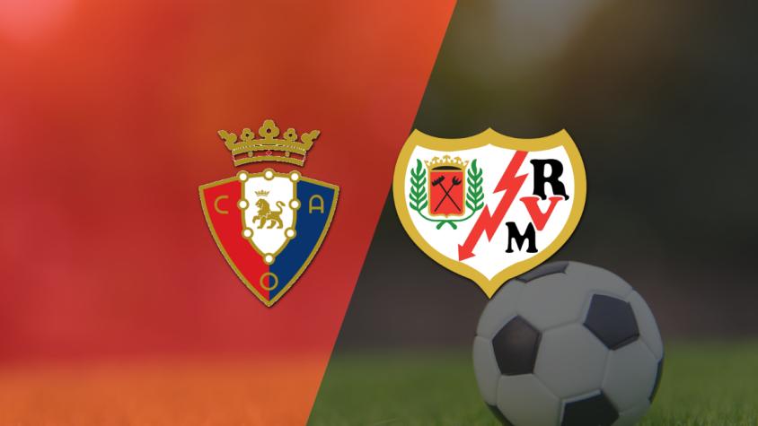 EN VIVO: Osasuna y Rayo Vallecano, sin goles en el duelo de la fecha 4 de la Liga