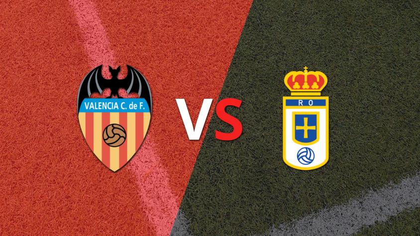 Real Oviedo luchará por vencer su racha negativa frente a Valencia