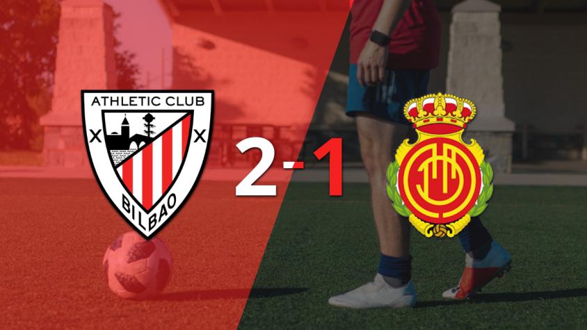 Mallorca no pudo con Athletic Bilbao y cayó por 2-1 