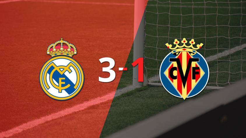 Real Madrid gana 3-1 a Villarreal con doblete de Vinicius Júnior