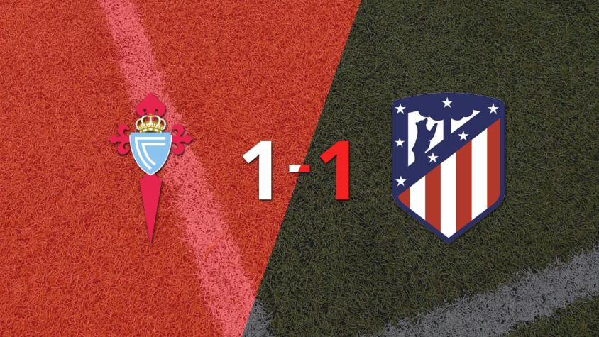 Celta y Atlético de Madrid empataron 1 a 1