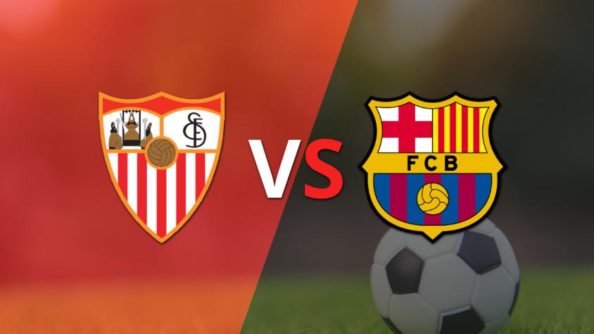 EN VIVO: Finaliza la primera parte con ventaja 2-1 para Sevilla sobre Barcelona