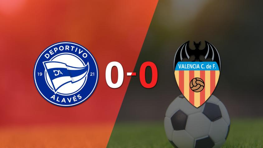 Alavés y Valencia empataron sin goles