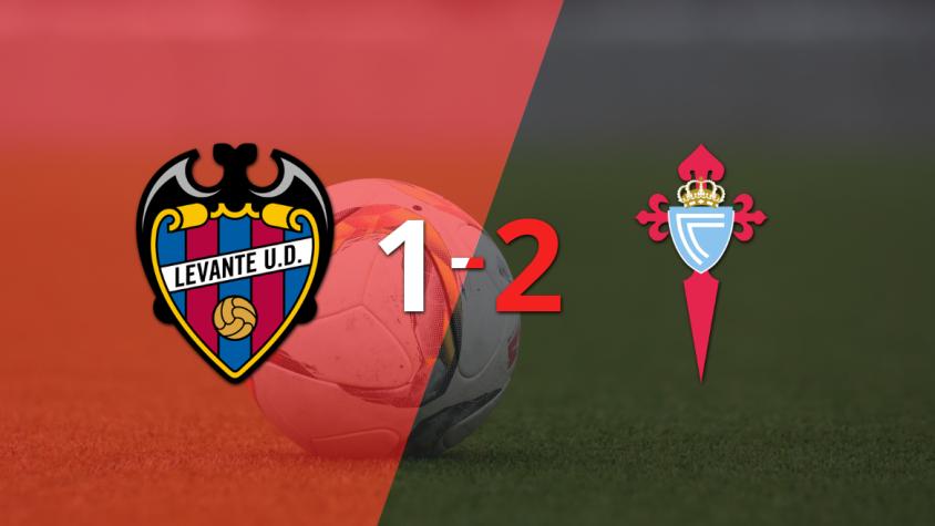 Victoria apretada de Celta por 2-1 sobre Levante con un gol agónico incluido