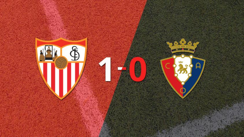 Sevilla derrotó 1-0 a Osasuna con un gol de penal