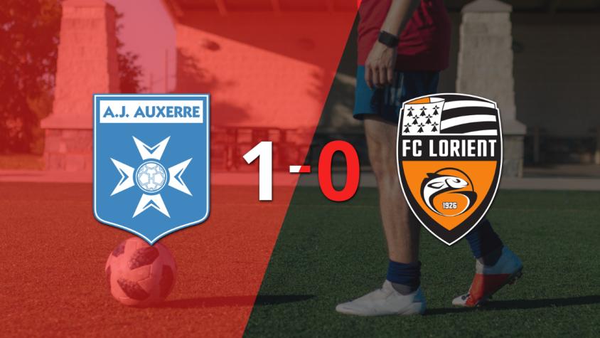 A Auxerre le alcanzó con un gol para derrotar a Lorient en el estadio L'Abbé-Deschamps